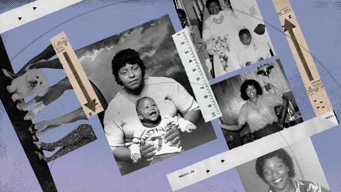 A collage of family photos from Charles Harbison 