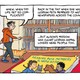 A panel of a graphic novel of a woman walking into a room. Speech: "Whew. When did life get so complicated?"