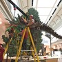 A Diplodocus is being assembled. 