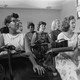 Students sit in an integrated classroom at Anacostia High School in 1957.