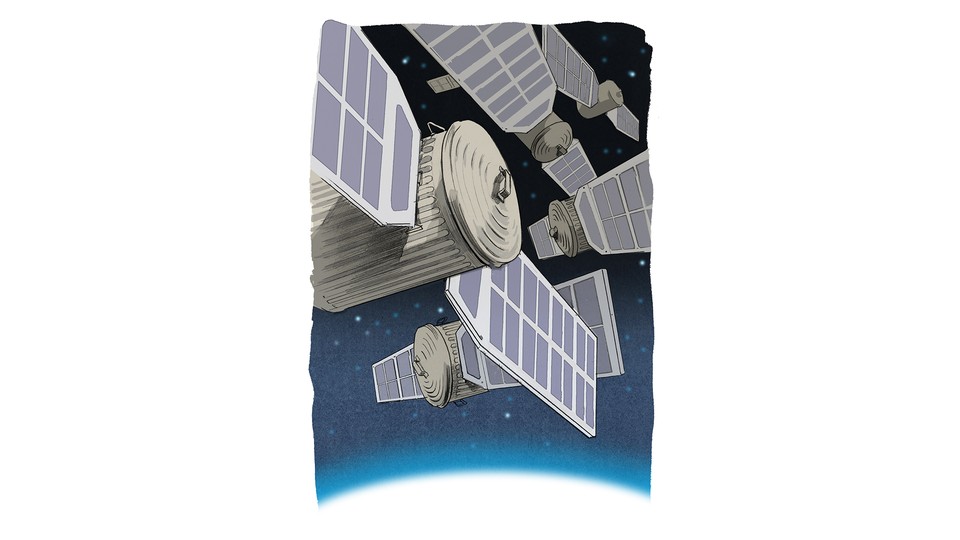 Illustration of spacecrafts
