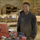 Michael Brannon, a carpenter apprentice and graduate of the Build Your Future program in Indiana