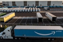 An Amazon parking lot