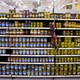 Different brands of pickles are displayed at a Walmart store in Secaucus, New Jersey