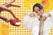 Collage of Meghan, Duchess of Sussex, on her new Netflix show, "With Love, Meghan"