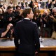 Mark Zuckerberg arrives to testify during a Senate Judiciary Committee hearing at the Dirksen Senate Office Building on January 31