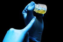 a vial containing five-day-old synthetic mouse embryos