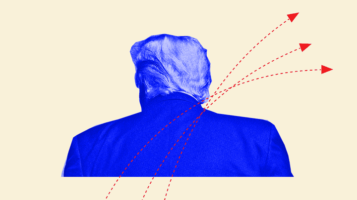 An illustration of Donald Trump