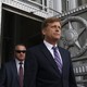 Michael McFaul exits the Russian foreign ministry in Moscow.