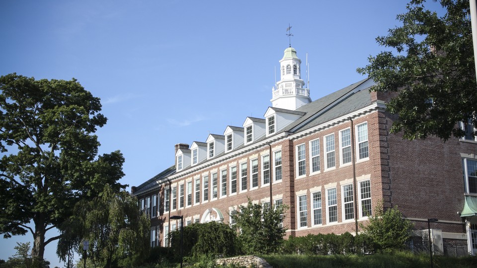 A middle school in Darien, Conn.