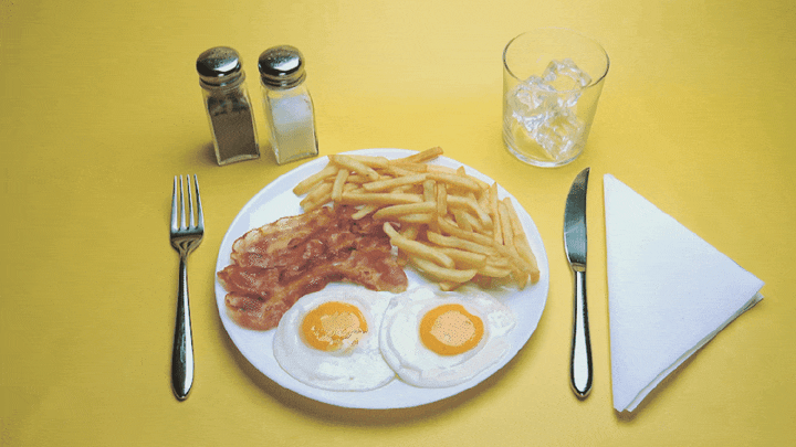 Fried Breakfast Gif