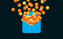 A message icon with angry, happy, and sad emojis flying out