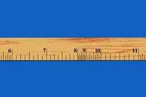 Illustration of a ruler with some "inches" shorter than others