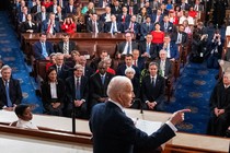 Biden delivering the State of the Union address