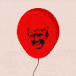 An inflation balloon with Trump on it