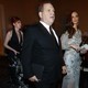 Harvey Weinstein arrives at the Golden Globe Awards in 2015.