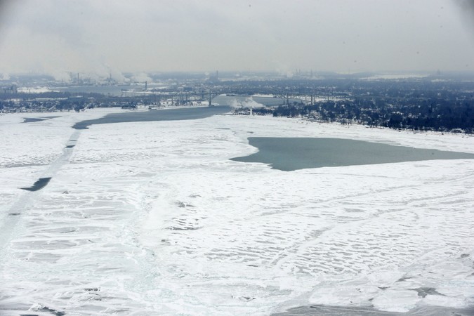 Nearly Frozen Great Lakes Make for a Wonderful Winter Time - The Atlantic