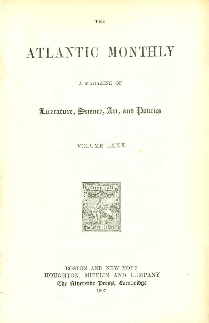 August 1897 Issue - The Atlantic