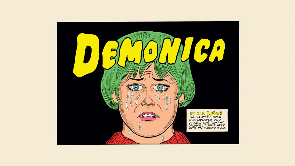 A panel from Daniel Clowes's 'Monica'