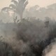 Smoke billows during a fire in an area of the Amazon rainforest near Humaita, Amazonas