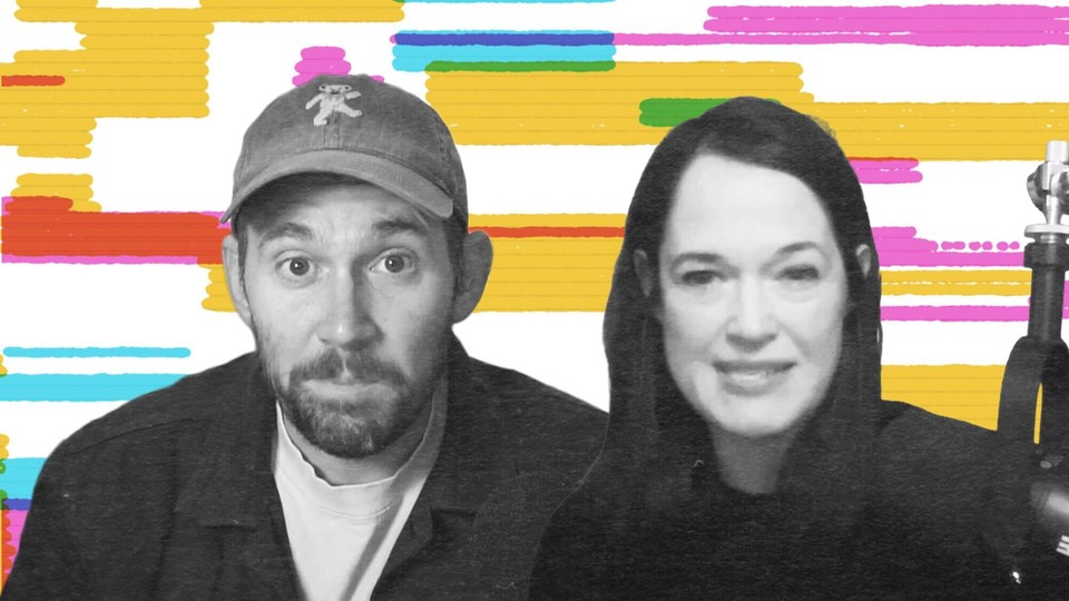 Images of Charlie Warzel and Sophie Gilbert side-by-side