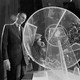 Draft Director Curtis W. Tarr spins a Plexiglas drum in 1972 as the fourth annual Selective Service lottery begins.
