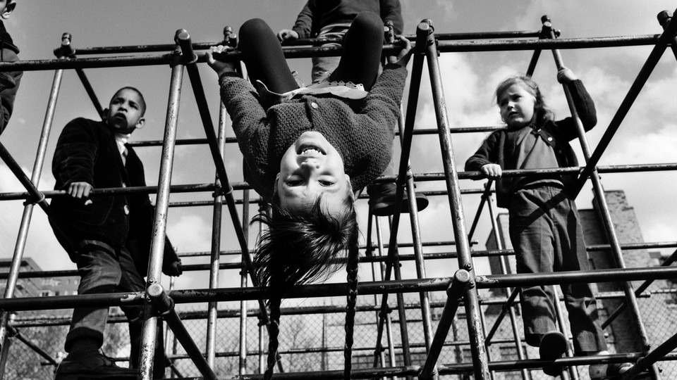Kids on a playground
