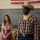 The Nigerian actor Conphidance in an episode of "Little America"