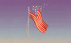 illustration of the American flag