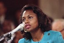 Anita Hill testifies to the Senate Judiciary Committee.