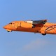 A Saratov Airlines Antonov AN-148 plane takes off from the Domodedovo airport.