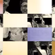 Collage of colored squares and black-and-white photographs of Bill Gates, Woody Allen, Donald Trump and young women with redacted faces
