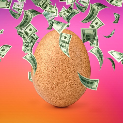 The Race To Monetize The World Record Instagram Egg The Atlantic