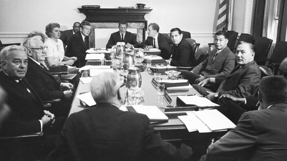 The Kerner Commission meeting in 1967.