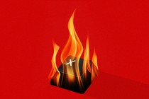'X' key on fire