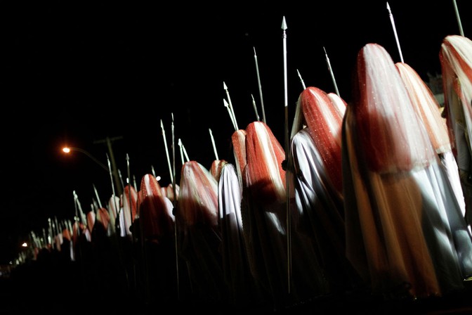 Devotees attend Day of the Spiritual Indoctrinator celebrations on May 1, 2017.