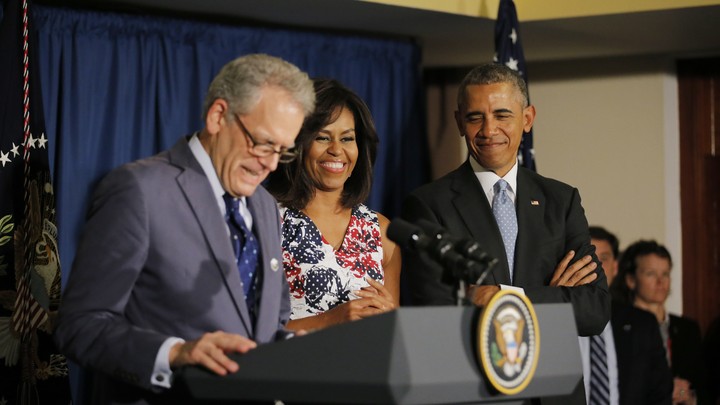 Jeffrey DeLaurentis with President Obama