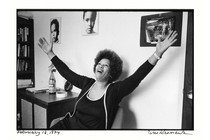 Toni Morrison in her office at Random House