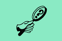 Illustration of a magnifying glass