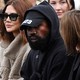 Kanye West at a fashion show