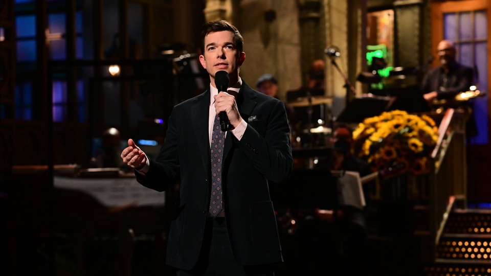 John Mulaney delivers his monologue on 'SNL.'