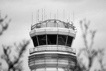 An air traffic control tower