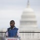 DeRay Mckesson on the National Mall