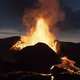 The Fagradalsfjall volcano erupting in Iceland on May 18, 2021