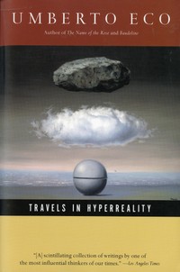 The cover of Travels in Hyperreality