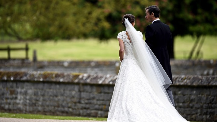 A couple getting married