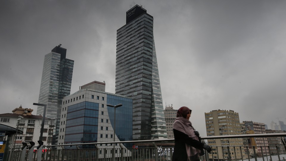 Trump Towers in Istanbul, Turkey, a country not included in the executive order