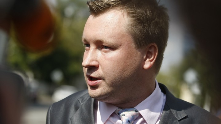 Russian gay rights activist Nikolay Alexeyev