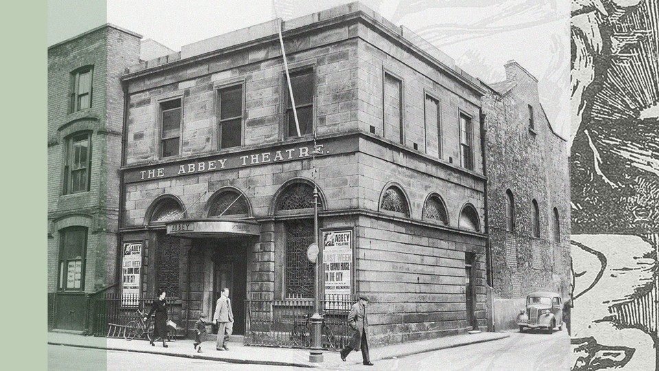 A historic photo of the Abbey Theater