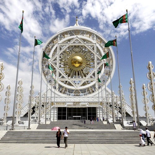 The City Of White Marble Ashgabat Turkmenistan The Atlantic